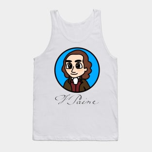 Patriot Portrait - Chibi Thomas Paine (Large Print) with Signature Tank Top